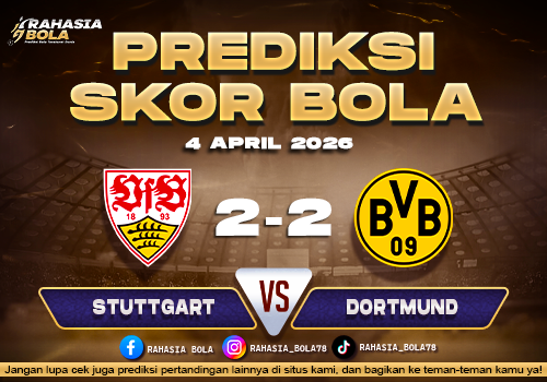 Prediksi Liga Jerman Stuttgart vs Dortmund 4 April 2026