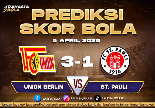 Prediksi Liga Jerman Union Berlin vs St. Pauli 5 April 2026