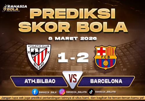 Prediksi Skor Bola Ath.Bilbao vs Barcelona 8 Maret 2026