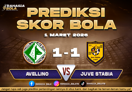 Prediksi Skor Bola Avellino vs Juve Stabia 1 Maret 2026