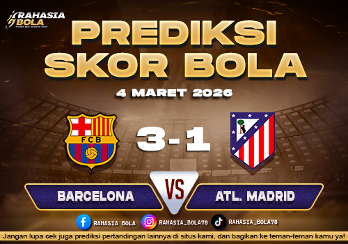 Prediksi Skor Bola Barcelona vs Atl. Madrid 4 Maret 2026