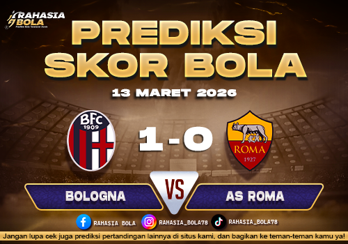 Prediksi Skor Bola Bologna vs Roma 13 Maret 2026