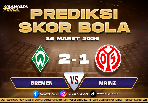 Prediksi Skor Bola Bremen vs Mainz 15 Maret 2026