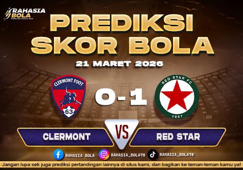Prediksi Skor Bola Clermont vs Red Star 21 Maret 2026