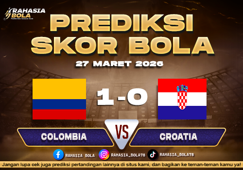 Prediksi Skor Bola Colombia vs Croatia 27 Maret 2026