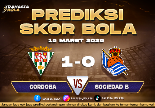 Prediksi Skor Bola Cordoba vs Sociedad B 15 Maret 2026
