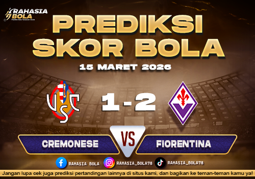 Prediksi Skor Bola Cremonese vs Fiorentina 15 Maret 2026