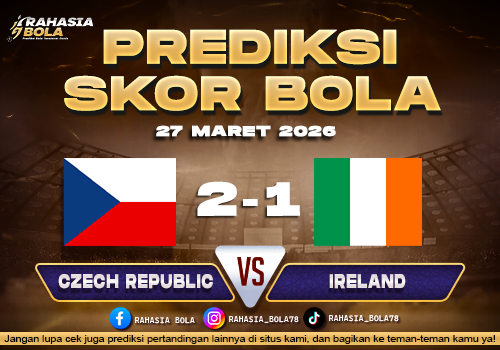 Prediksi Skor Bola Czech Republic vs Ireland 27 Maret 2026