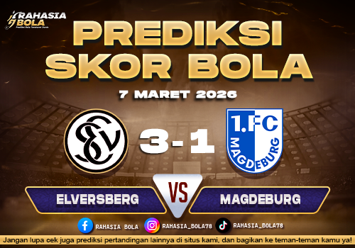 Prediksi Skor Bola Elversberg vs Magdeburg 7 Maret 2026