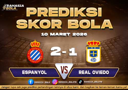 Prediksi Skor Bola Espanyol vs Real Oviedo 10 Maret 2026