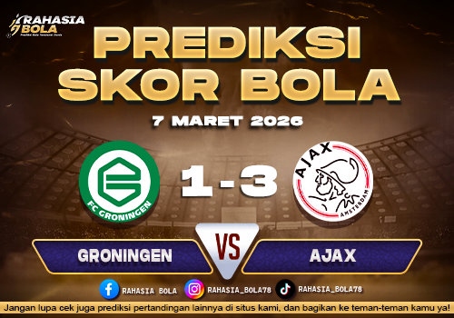 Prediksi Skor Bola Groningen vs Ajax 7 Maret 2026