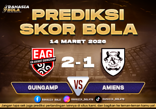 Prediksi Skor Bola Guingamp vs Amiens 14 Maret 2026