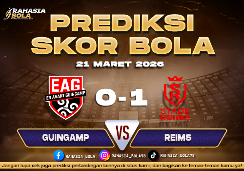 Prediksi Skor Bola Guingamp vs Reims 21 Maret 2026