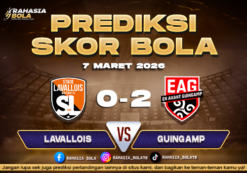 Prediksi Skor Bola Lavallois vs Guingamp 7 Maret 2026