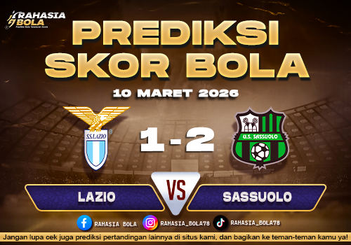 Prediksi Skor Bola Lazio vs Sassuolo 10 Maret 2026