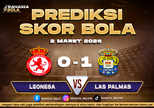 Prediksi Skor Bola Leonesa vs Las Palmas 2 Maret 2026