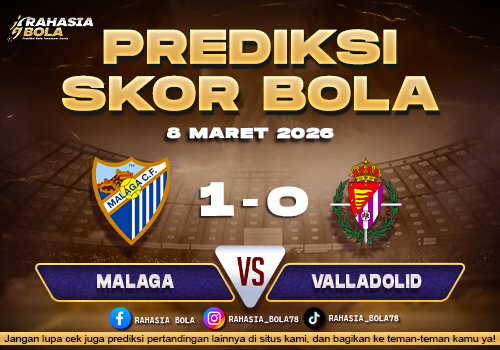 Prediksi Skor Bola Malaga vs Valladolid 8 Maret 2026 1