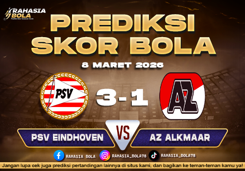 Prediksi Skor Bola PSV Eindhoven vs AZ Alkmaar 8 Maret 2026