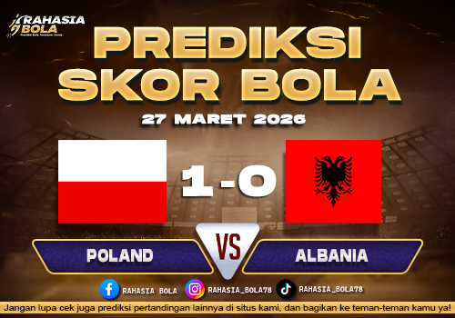 Prediksi Skor Bola Poland vs Albania 27 Maret 2026