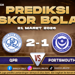 Prediksi Skor Bola QPR vs Portsmouth 21 Maret 2026