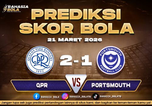 Prediksi Skor Bola QPR vs Portsmouth 21 Maret 2026