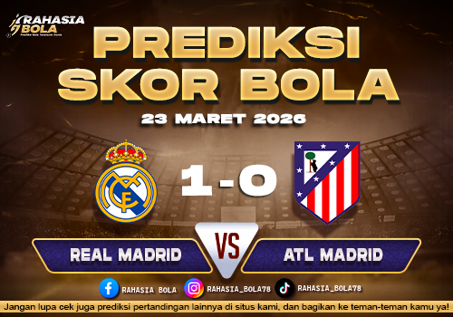 Prediksi Skor Bola Real Madrid vs Atl Madrid 23 Maret 2026