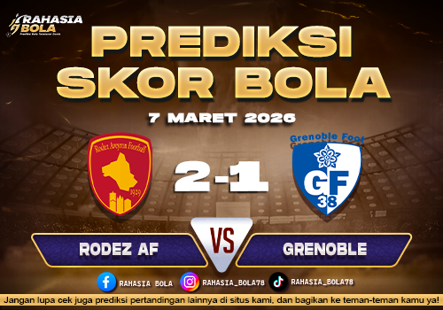 Prediksi Skor Bola Rodez AF vs Grenoble 7 Maret 2026