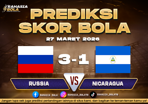 Prediksi Skor Bola Russia vs Nicaragua 27 Maret 2026