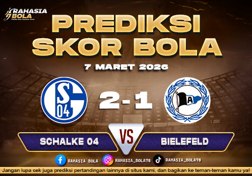 Prediksi Skor Bola Schalke 04 vs Bielefeld 7 Maret 2026
