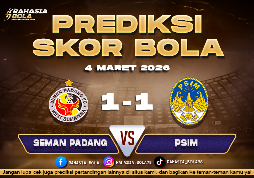 Prediksi Skor Bola Semen Padang vs PSIM 4 Maret 2026