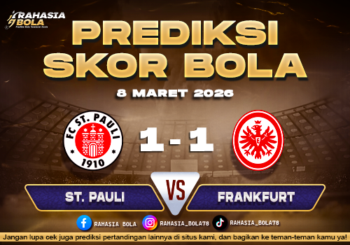 Prediksi Skor Bola St. Pauli vs Frankfurt 8 Maret 2026