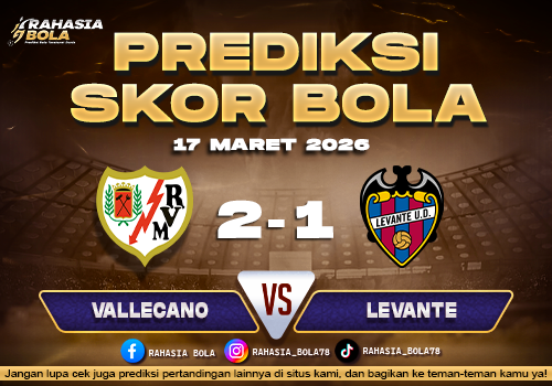 Prediksi Skor Bola Vallecano vs Levante 17 Maret 2026