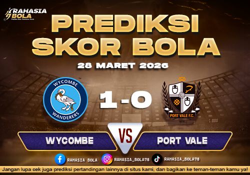 Prediksi Skor Bola Wycombe vs Port Vale 28 Maret 2026
