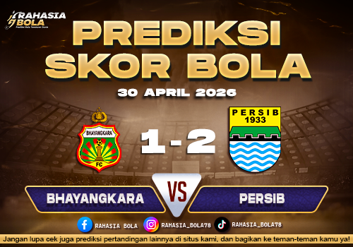 Prediksi Skor Bhayangkara vs Persib 30 April 2026 H2H Line Up Hari Ini