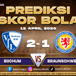 Prediksi Skor Bochum vs Braunschweig 12 April 2026: H2H & Line Up
