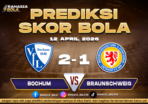 Prediksi Skor Bochum vs Braunschweig 12 April 2026: H2H & Line Up