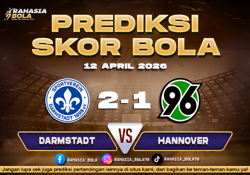 Prediksi Bundesliga 2 Darmstadt vs Hannover 12 April 2026