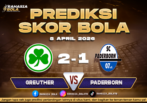 Prediksi Bundesliga 2 Greuther Furth vs Paderborn 5 April 2026