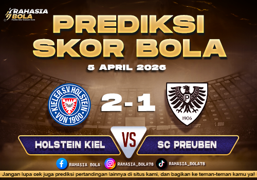 Prediksi Bundesliga 2 Holstein Kiel vs SC Preuben 5 April 2026