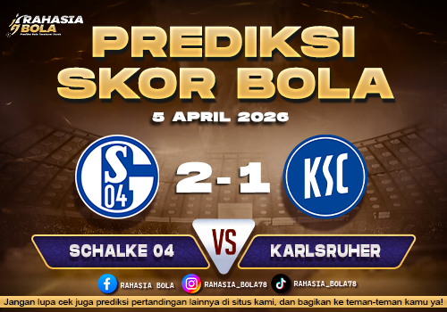 Prediksi Bundesliga 2 Schalke 04 vs Karlsruher 5 April 2026