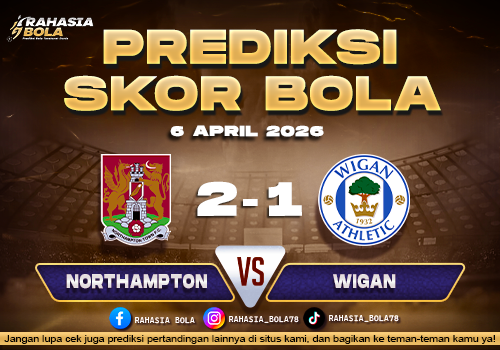 Prediksi EFL League One Northampton vs Wigan 6 April 2026