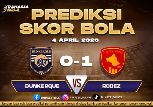 Prediksi French Ligue 2 Dunkerque vs Rodez 4 April 2026