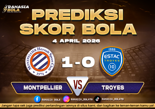 Prediksi French Ligue 2 Montpellier vs Troyes 4 April 2026