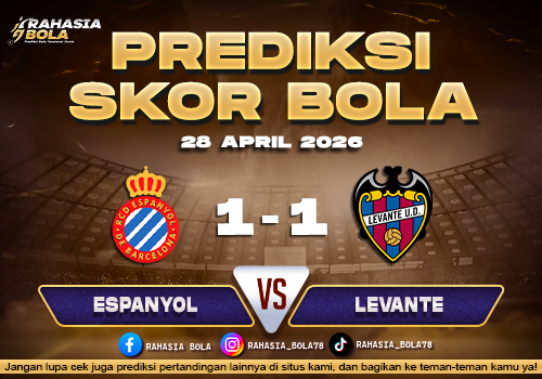 Prediksi La Liga Espanyol vs Levante 28 April 2026