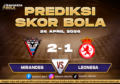 Prediksi Skor Mirandes vs Leonesa 26 April 2026 H2H & XI