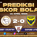 Prediksi Skor Derby vs Oxford Utd 18 April 2026 H2H Line Up