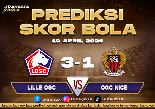 Prediksi Skor Lille OSC vs OGC Nice 19 April 2026 – Update Hasil Terbaru Hari Ini