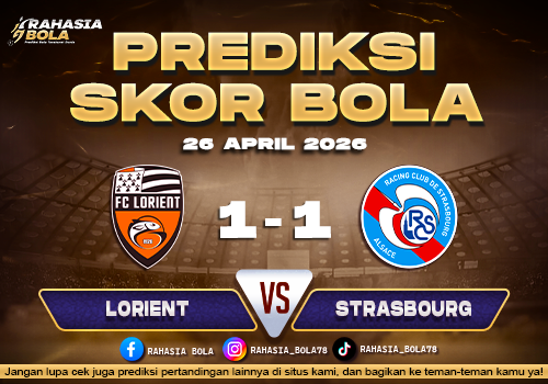 Prediksi Ligue 1 Lorient vs Strasbourg 26 April 2026