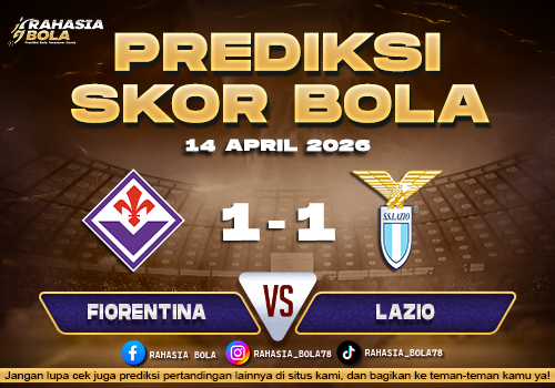 Prediksi Skor Fiorentina vs Lazio 14 April 2026: H2H Line Up