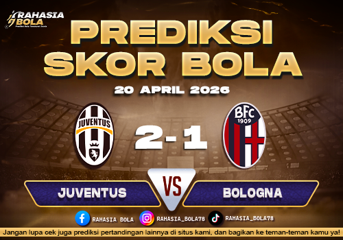 Prediksi Skor Juventus vs Bologna 20 April 2026 H2H Line Up